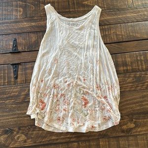 Mudd, Size M, white boho tank top